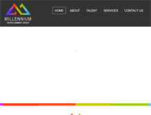 Tablet Screenshot of millenniumentertainmentgroup.com
